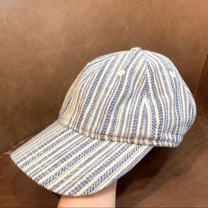 Madewell Baseball Cap in Textural Stripes